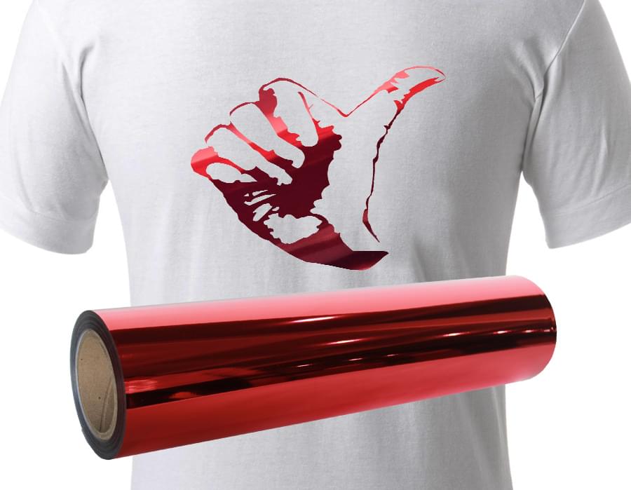 Metallic heat transfer vinyl